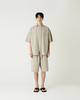 Diaendeukweseucheon Ripstop Pigment Half Pants / Beige