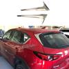 For Mazda CX-8 CX8 2016 2017 2018    Sticker Ornament Rear Tail Spoiler Side Triangle Molding Window Bezel Trim 2PCs