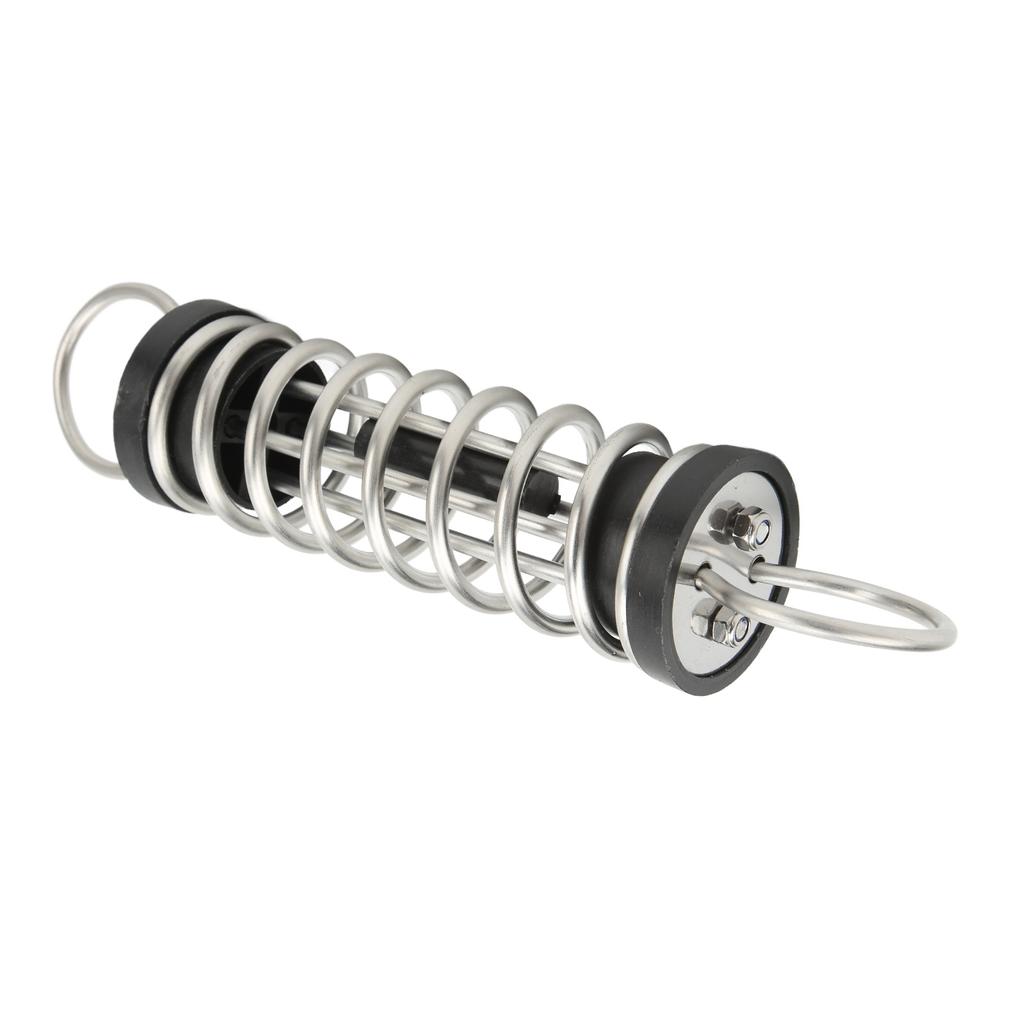 6x300mm Dock Line Mooring Springs 304 Stainless Steel Shock Absorbing Boat Mooring Springs