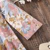 Girl Long Sleeves Floral Print Dress Children Kid Casual Princess Dresses Clothes