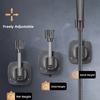 Wall Mounted Suction Cup Shower Head Holder Easy Installation Shower Head Support Stand  Kitchen