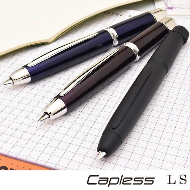 Pilot Capless LS Matná černá Střední hrot FCLS-35SR-BMM s konvertorem