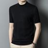 Spring New Mid-Year Men's Sweater Thin Crew Neck Casual Short Sleeve Knitted Sweater Men's Clothing