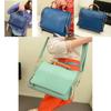 Chic And Timeless Women Leather Shoulder Crossbody Bag Handbag With Zipper Closure