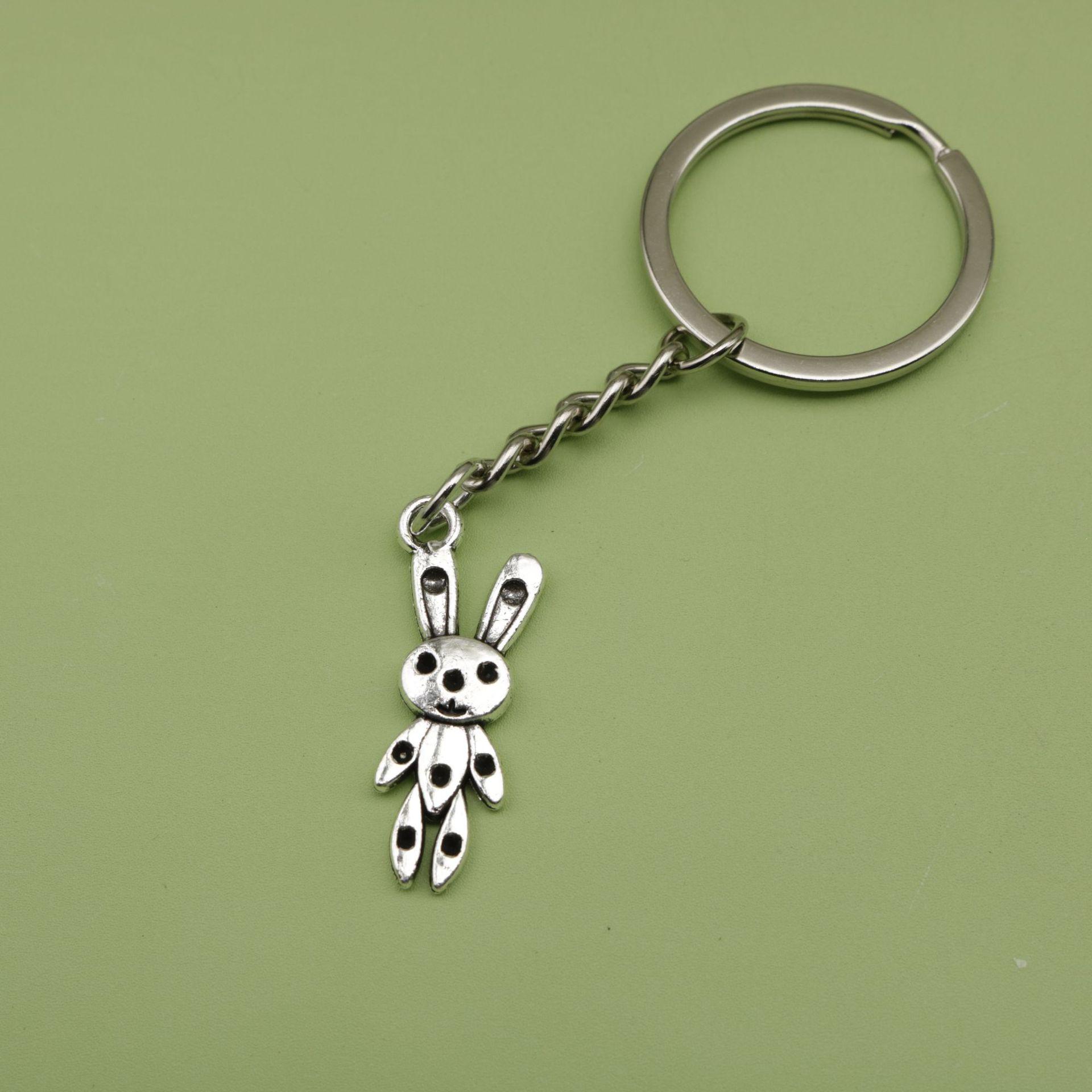 Hot Selling Simple Rabbit Keychain Pendant
