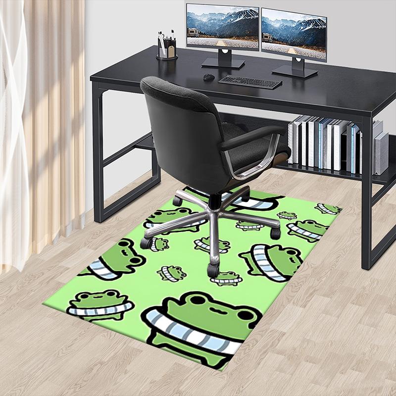 1pc frog green Carpet, Office Rug Outdoor Mat Home Decor Area Carpet Festival