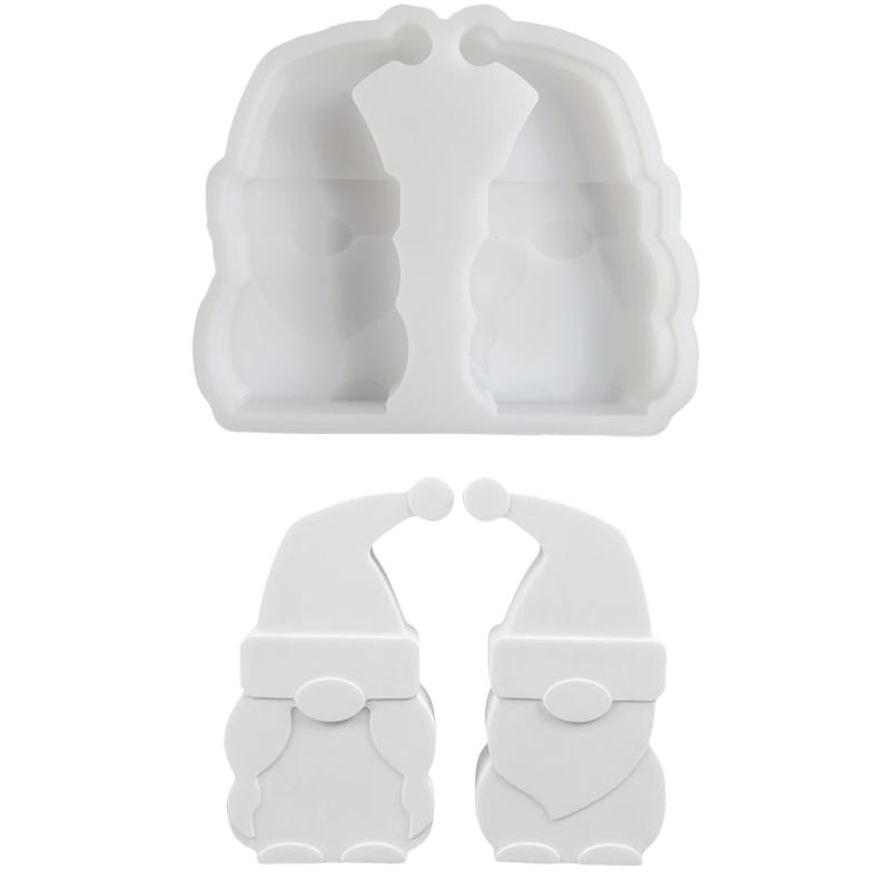 Christmas Dwarf Silicone Mould for Epoxy Resin Gypsum Ornament Chocolate Fondant Silicone Mould Kitchen Baking Mold 1