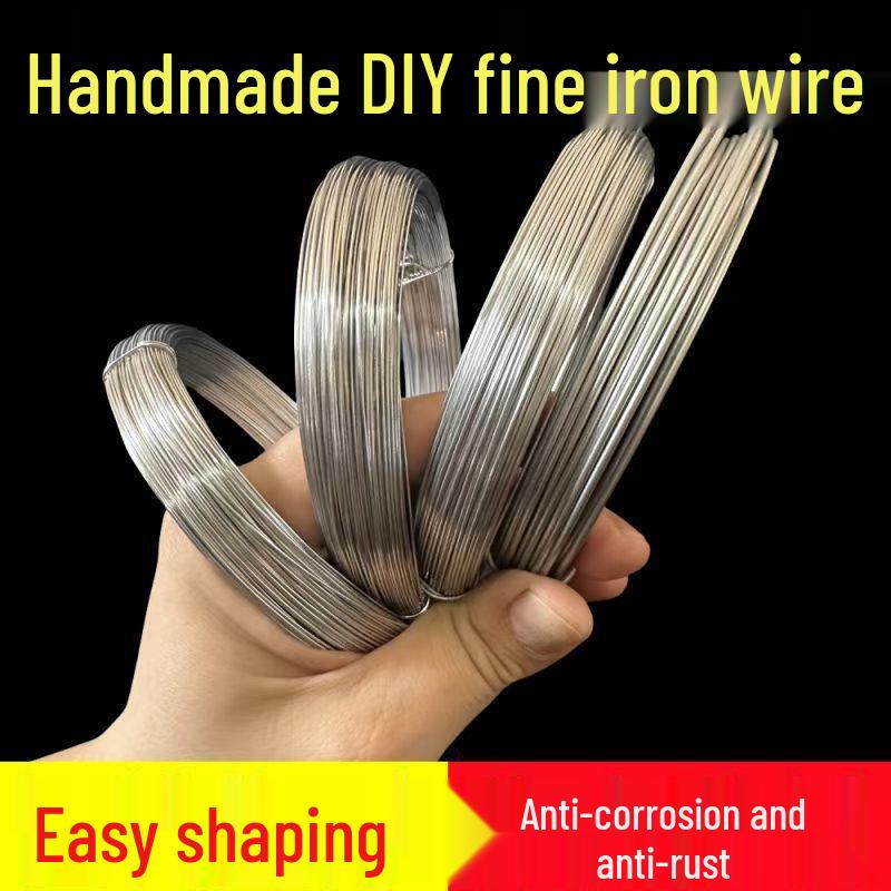 Household DIY Rustproof Iron Wire for Garden Flower Shaping and Clay Sculpture, Rabbit Ears & Leaf Weaving.