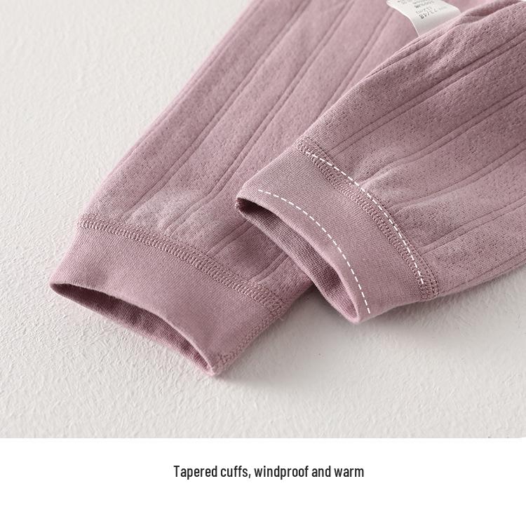 Baby Pure Cotton Class A Warm Underwear Set - Boys and Girls Split Pajamas for Autumn, Winter, and Spring