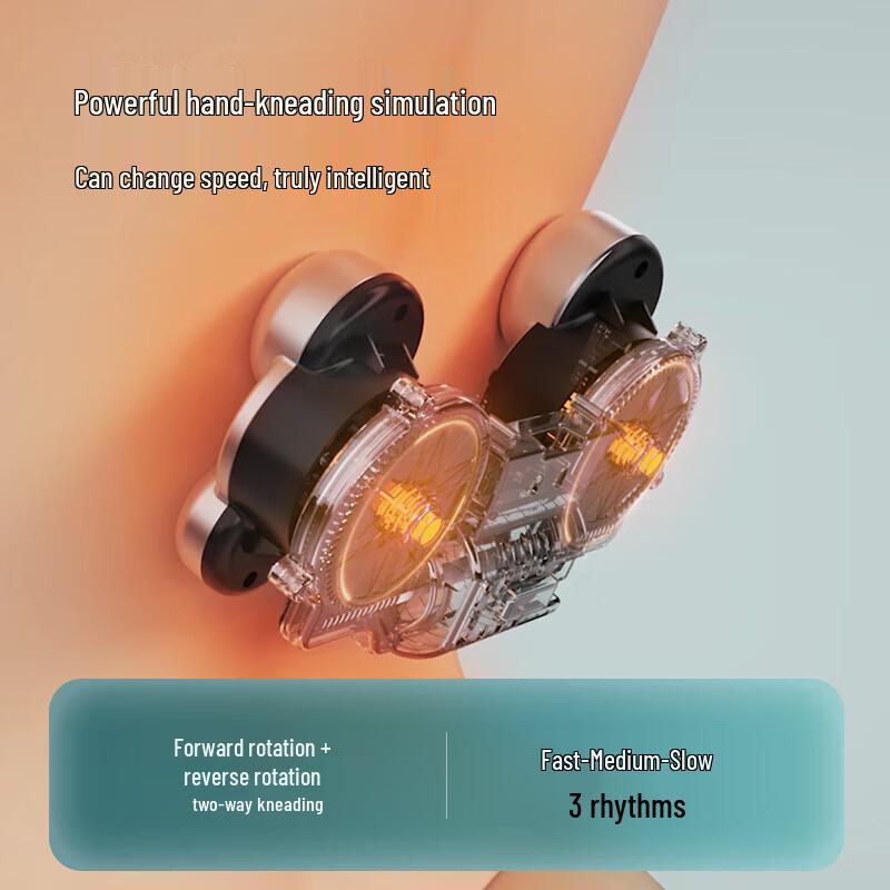 Philips Heated Lumbar & Back Massage Pillow Cushion