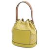 Tory Burch T Monogram Drawstring Embossed Leather Shoulder Tote Bag Women Bags Palm-Yellow 88155-733