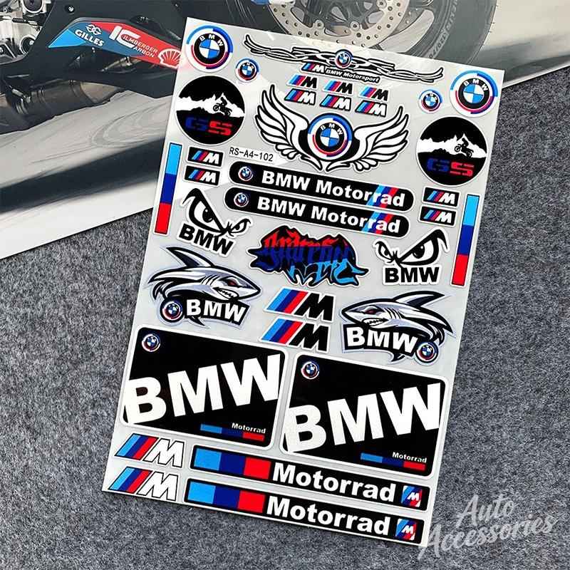 PVC Reflective Stickers For BMW Motorrad GS Series M Power Motorsport Waterproof Decals For Motorcycle Helmet Laptop Accessories blhn58
