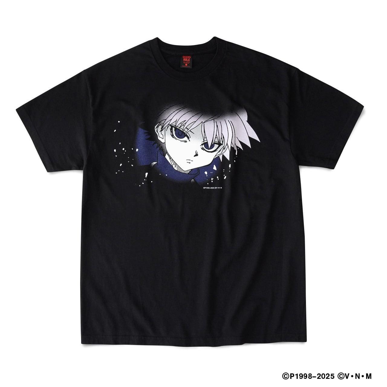 Geeks Rule HUNTERxHUNTER Silkscreen Printing T Shirt Killua Black L