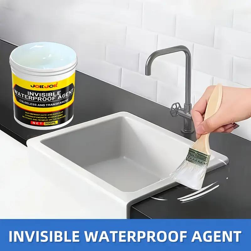 Strong invisible transparent waterproof adhesive,effectively preventing cracks,water leakage and seepage in the floor and bathr
