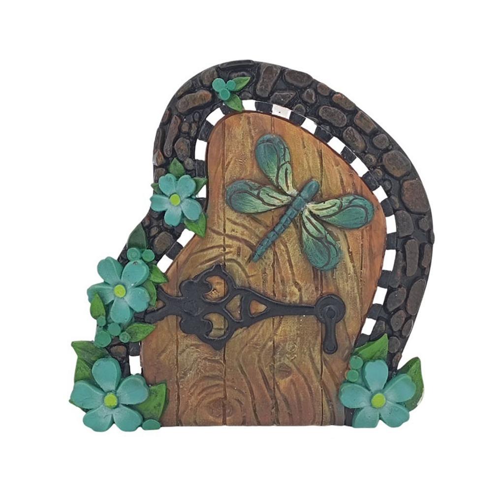 Wall Decorative Gate - Colorful Resin Leprechaun Garden Decorative Gate - Decorative Tree Stump Decoration Decorative House For Outdoor Patio Garden