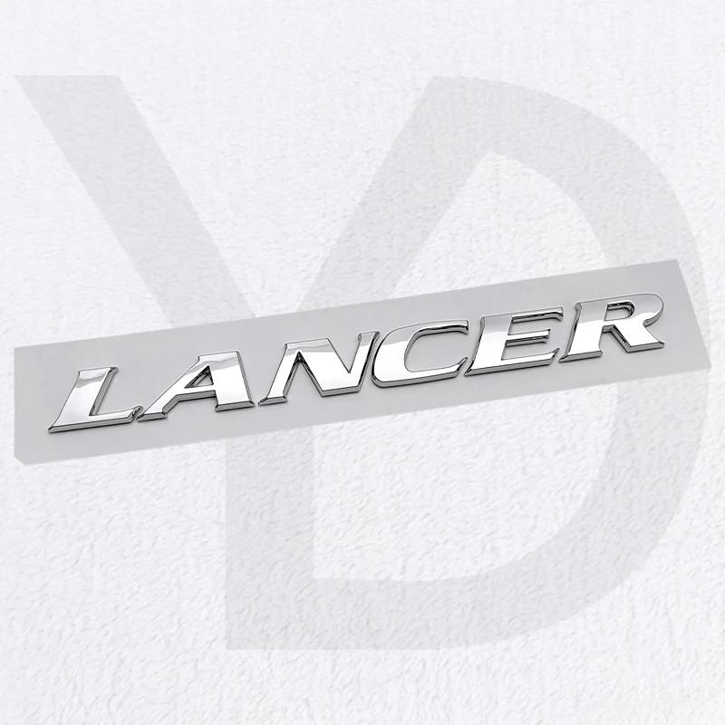 Für Mitsubishi Lancer ABS-Kunststoff Auto Heckklappen Emblem 3D Namensschild Plakette Seitliche Modifizierte Dekoration Styling Zubehör