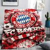 1PC FC Bayern Munich Patterned Flannel Blanket Suitable For All Seasons for Home Decor Warmth and Comfort Gifts Holiday Present