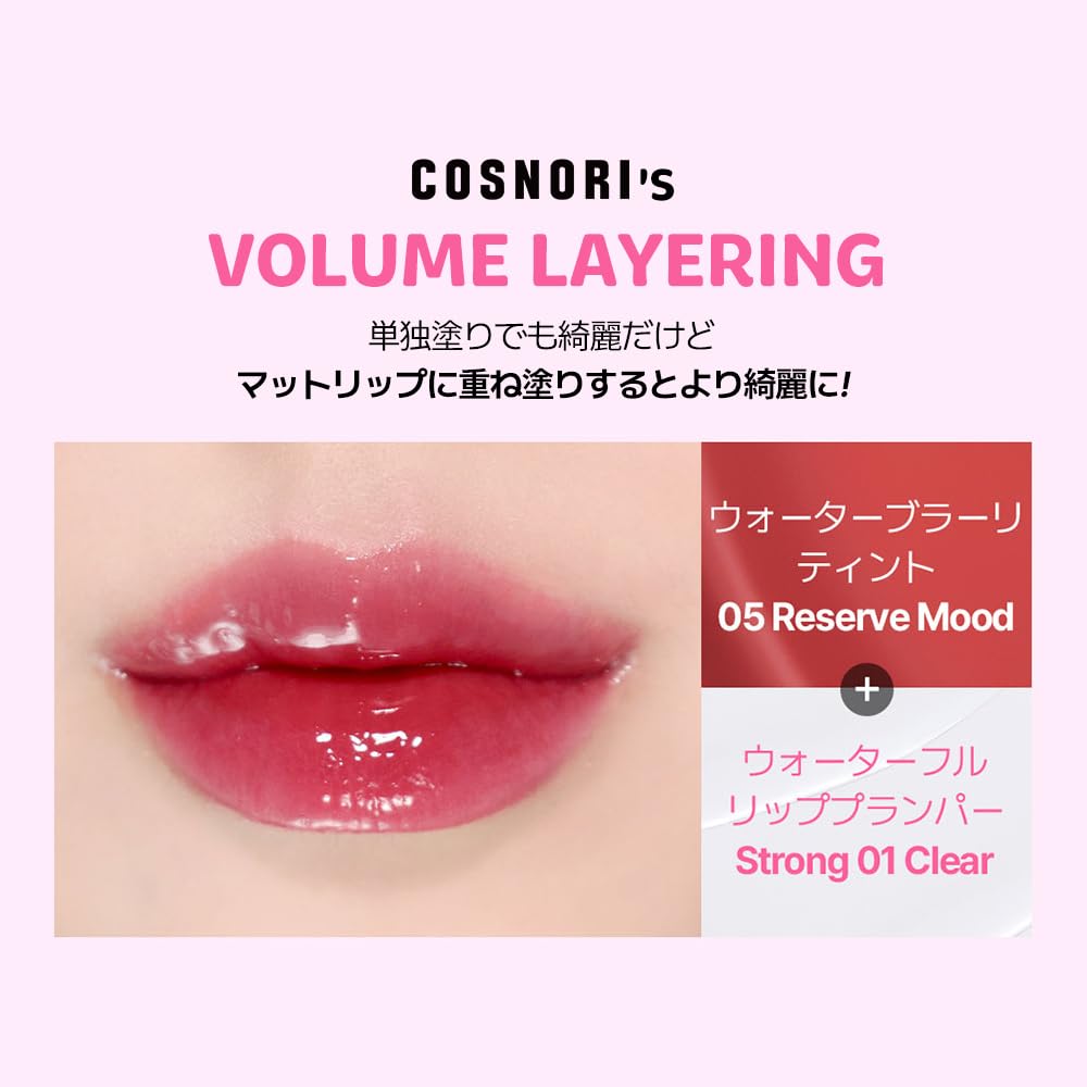 Lip Plumper Lovable Pink Korean Cosmetics Korean Makeup Lip Plumper Tint COSNORIWater-full 3.5g #02 /