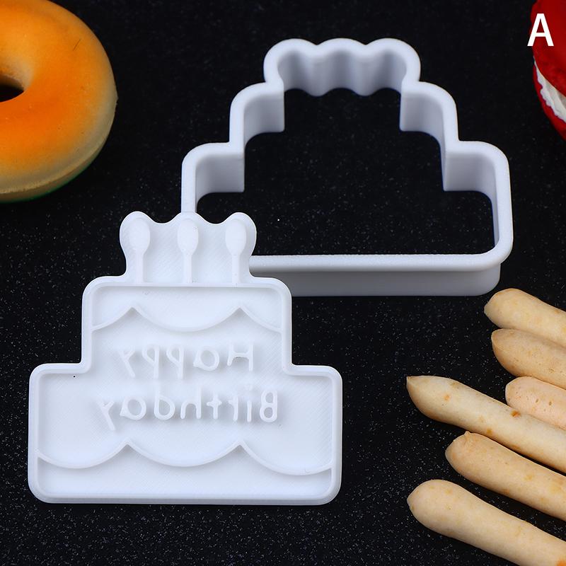 1Set Plastic Cookie Mold Biscuit Mould DIY Bakery Pastry Tools Confectionery Baking Stamp Cutters Kitchen Gadgets