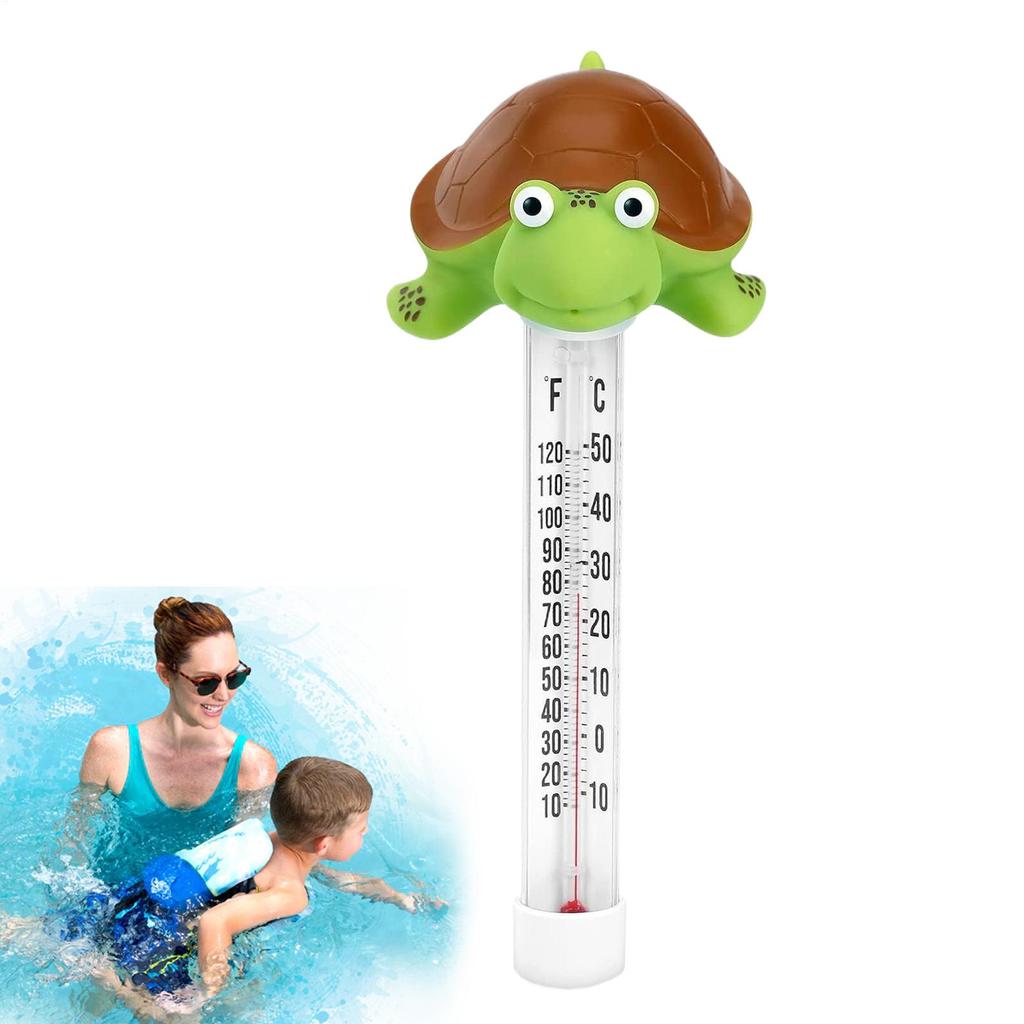 Large Display Pool Temperature Gauge Spa Temperature Gauge Easy Read Sensor Animal Shape Monitor For Hot Tubs Spas Aquariums