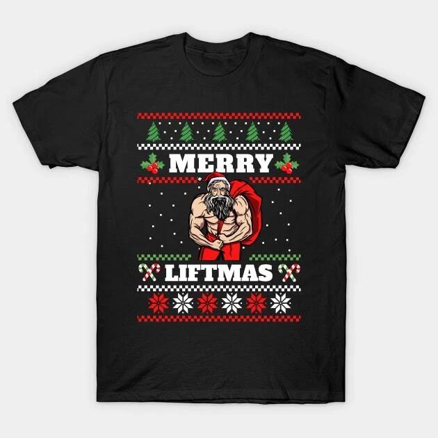 Ugly Sweater Gym Christmas Made in Australia T-Shirt 3XL