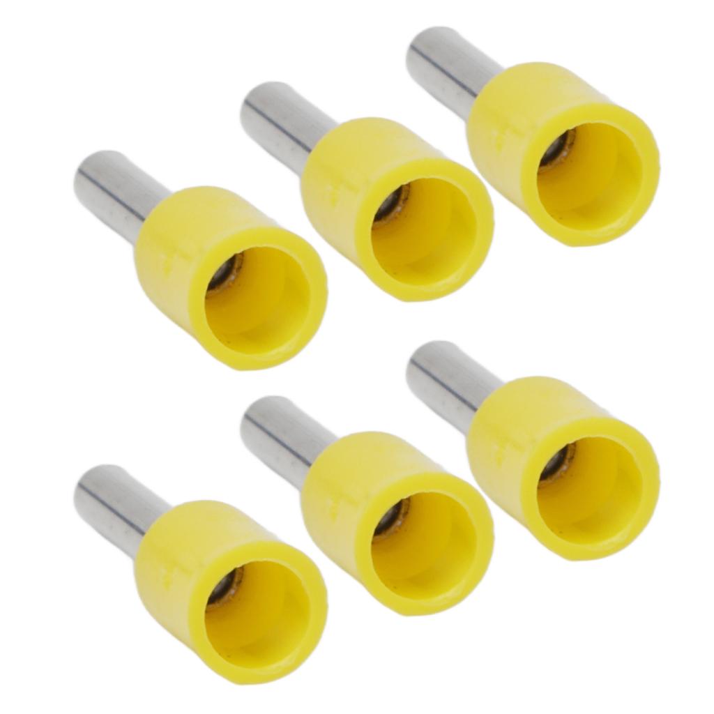 1000pcs E1008 Insulated Ferrules Terminal Copper PVC Pin Cord End Connector for Electronic Industry