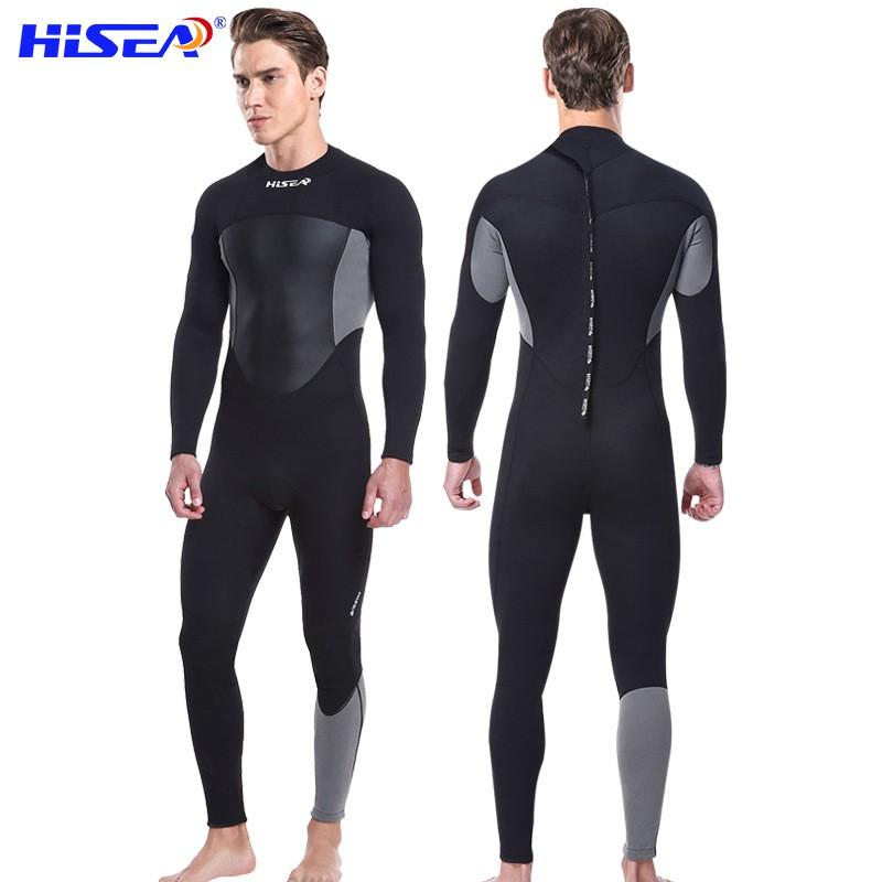 Mens 1.5mm Neoprene Wetsuit Full Suit Snorkeling Surfing Swimming Warmth Protection