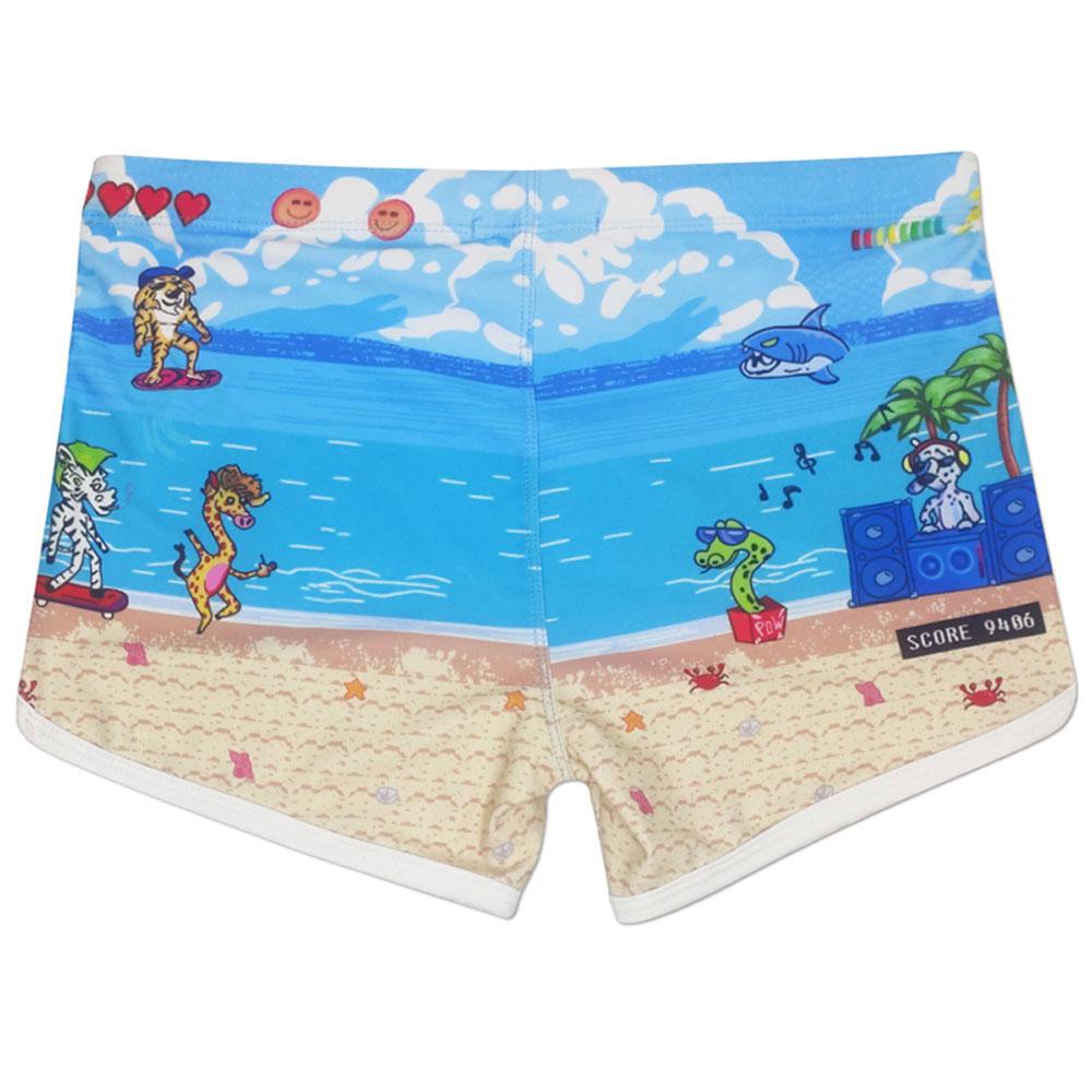 Men Swim Briefs Trunks  Zebra-stripe  Tight Fit Sexy Swimwear Beach Wear Tanning Surfing GYM