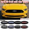 ABS 14.7x5.7cm Car Front Logo Hood Logo with Clutch Badge Sticker Ford MondeoFocus Fusion Fusion MK2 MK4 F150 F250 Badge Styling
