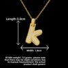 New Style Necklace Featuring Trendy Letter Design In Bold Font, with A Luxurious and Exclusive Look, Suitable for Sophisticated Accessories.