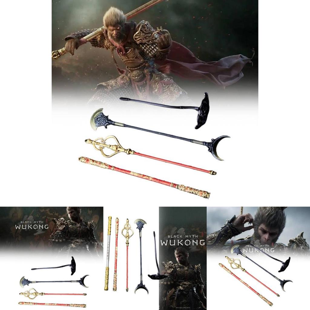 Exquisite Sun Wukong Metal Staff Collectible From Journey To The West Anime Series