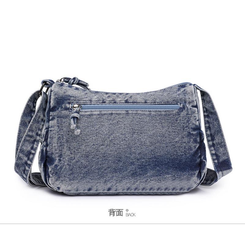 Crossbody Women Large Capacity Bag Multi Compartment Lightweight Multi Pocket Bag