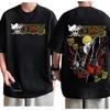 2026 One Piece Sanji Kick T-Shirt Herren 100% Baumwolle Anime Grafik T-Shirt Normale Passform Kurzarm Lässiges Streetwear Top
