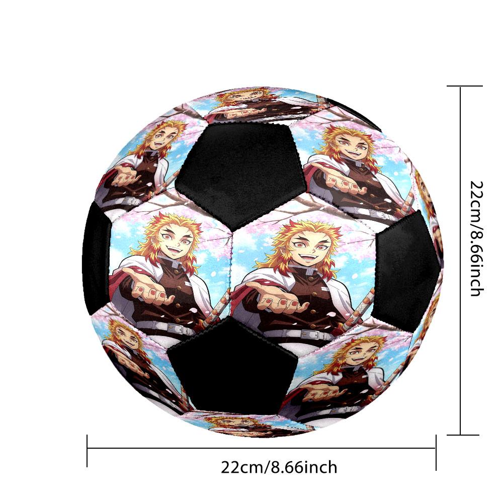 1pc Demon Slayer Soccer Ball Size 5 Indoor Soccer Ball Fashion Colorful Backyard Game - Great For Sports Fans Gift HE18