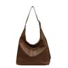 Large capacity shoulder tote bag women's new trendy fashion casual simple commuter bucket bag