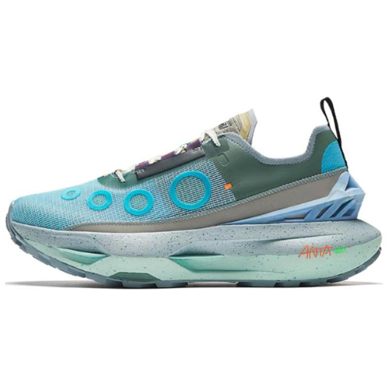 Anta Champion Series Slip-Resistant Low-Top Running Shoes Men's Turquoise Sneakers 112416609A-3