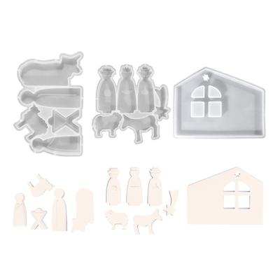 Practical Prayer Shaped Silicone Mould Accessory for Easter Portable for Crafting Scented Candle and Handmade Soaps