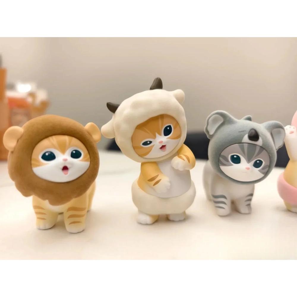 MINISO Mofusand Fluffy Party Series Blind Box Toy Cute Figure Kawaii Anime Figurines Collect Toys Mystery Box Kids Birthday Gift
