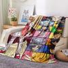 Cardcaptor Sakura splicingPrint Flannel Blanket, High Quality Comfortable for All Seasons, Home Decor, Warmth and Comfort