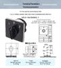Zhuochao SZL9-50/D0083.1 Universal Changeover Roller Switch, Equivalent To LW31 GLE9 EP