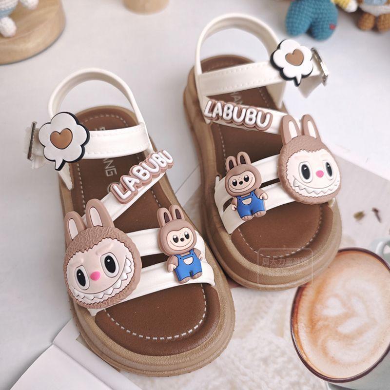 Summer Girls' Sandals, Soft-soled Children's Open-toe Fashion Princess Shoes