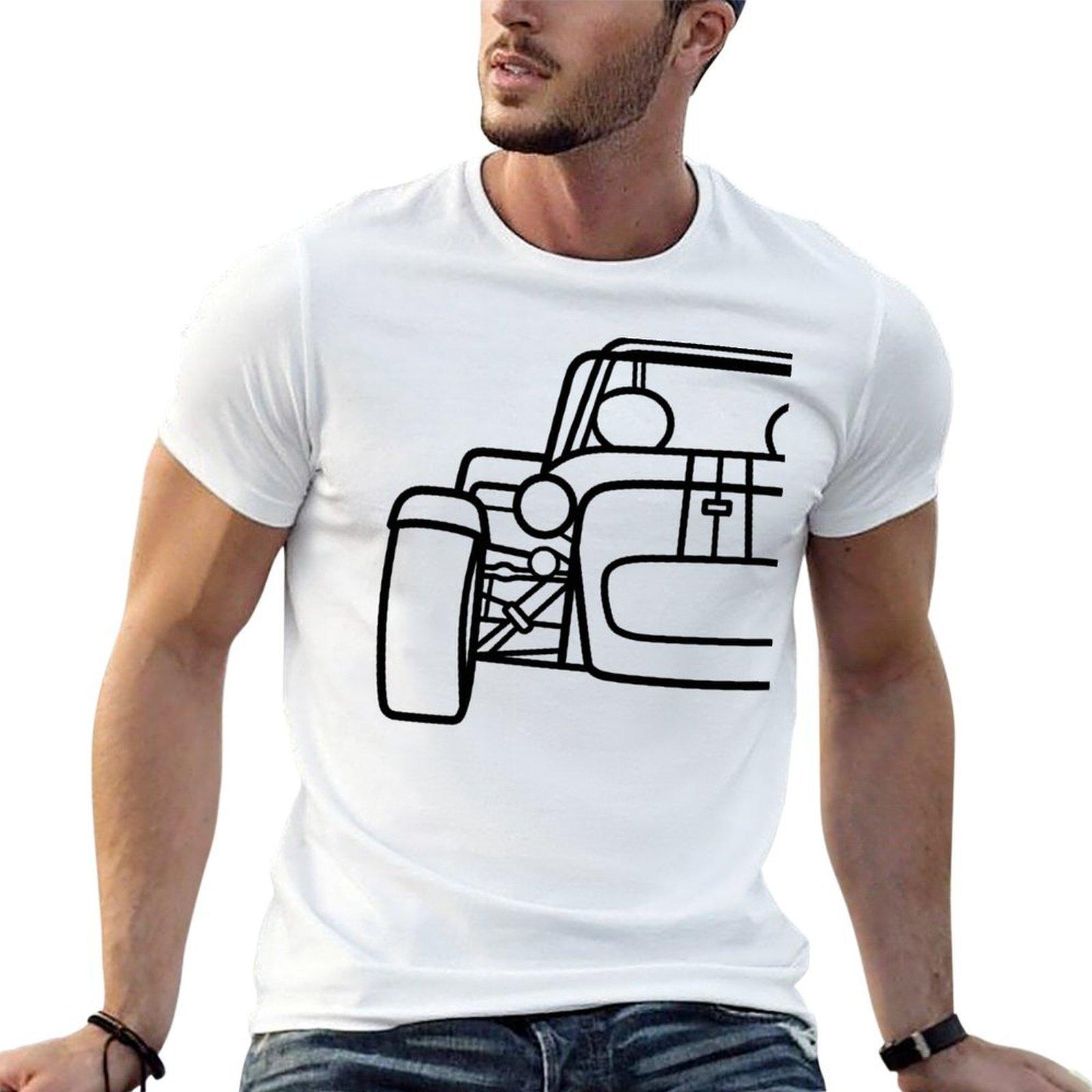 Summer Anime Shirts Man Funny Caterham Super7 Tops XL