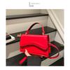 Women Daily Casual Solid Color Small Square Crossbody Shoulder Handbag