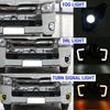 Led DRL Daytime Running Lights Fog Lamp Assembly with H11 Bulbs 6000K~6700K For Toyota Hiace 2014-2018