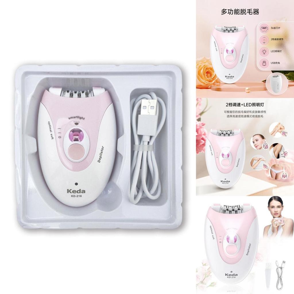 Electric Hair Removal Device For Women With Dry Battery And Usb Charging For Full Body