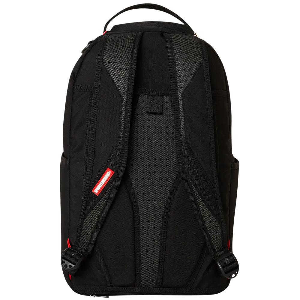 New SPRAYGROUND Shark Mouth PVC Backpacks Black/Red W1035712