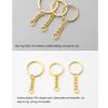 Portable Key Ring DIY Craft Pendant Keyring Delicate Jewelry Chain Hanging Ornament Keychain Decorative Findings for Man