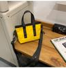 Crossbody bag women's small bag new personalized solid color portable simple shoulder bag trendy casual small square bag