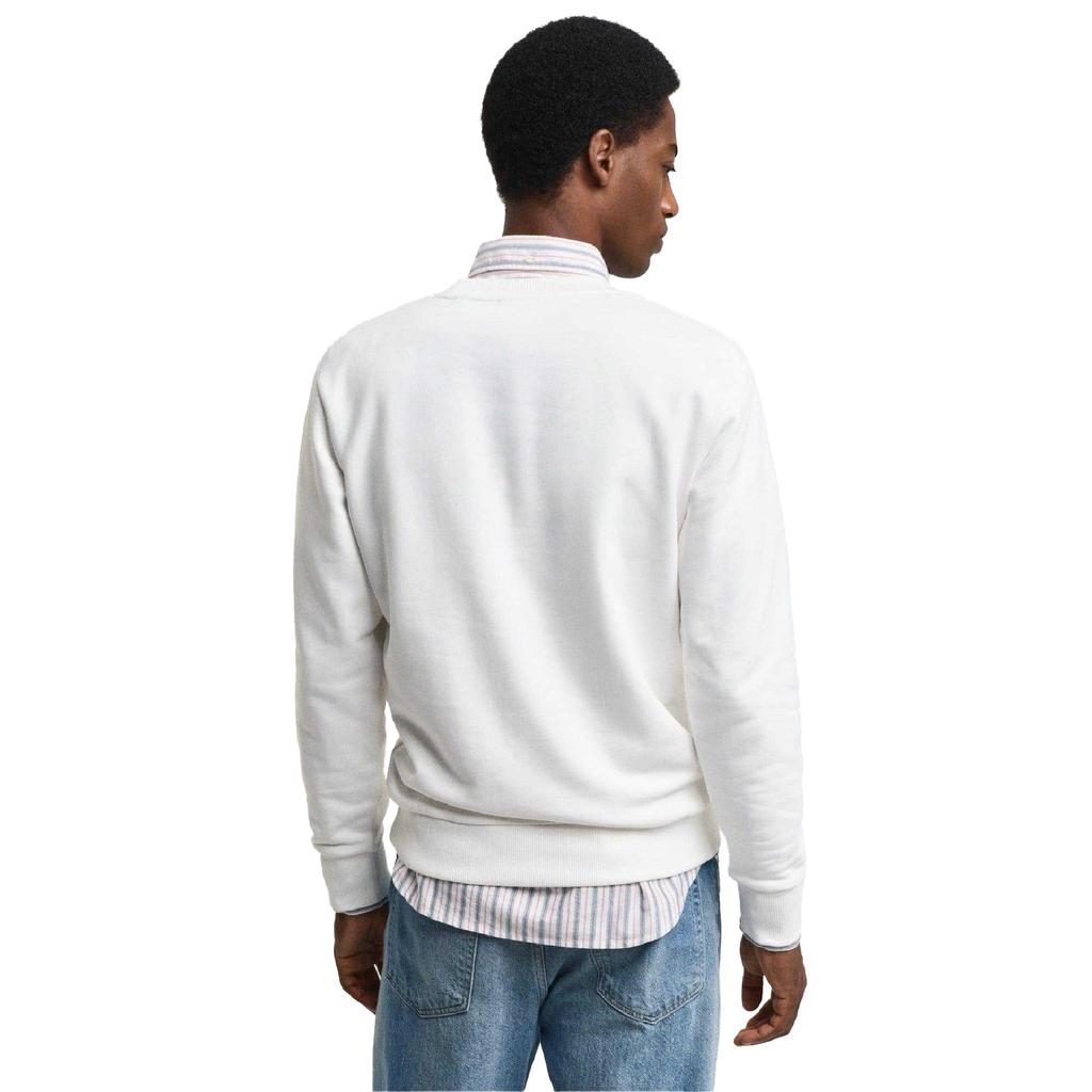 Gant Mens Tonal Logo Crew Neck Sweatshirt