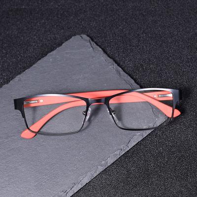 Hochwertige Lesebrille aus Legierung für Herren mit Stärke Faltbar Anti-Blaulicht-Brille mit Federscharnier +125 +175 +225 +275